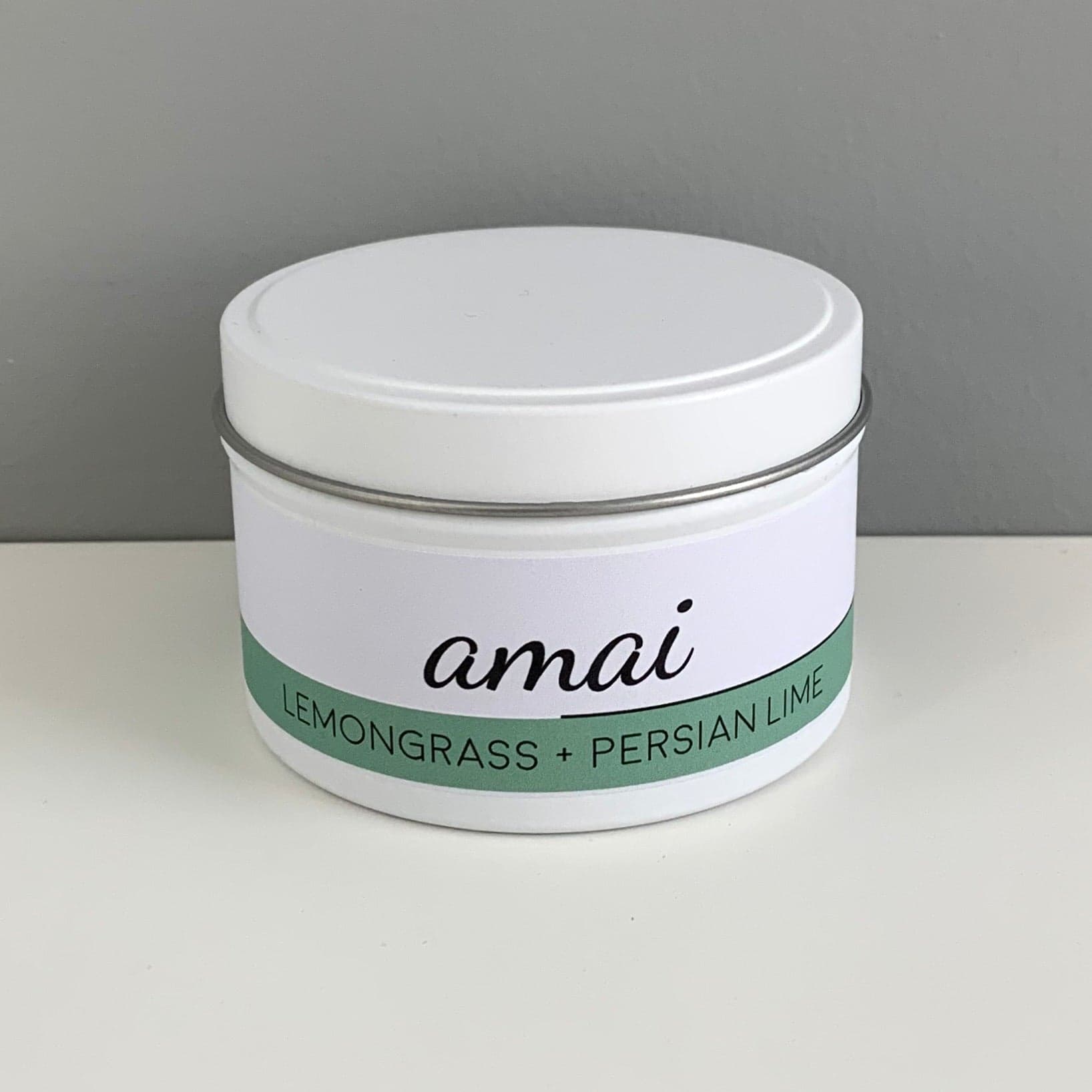 Lemongrass + Persian Lime | Hand-poured Coco-Soy Candle Tin